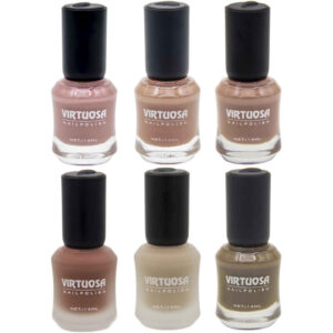 Halal-Nagellack Glänzende & Matte Oberfläche und Atmungsaktive Rosa-Farben (6x)