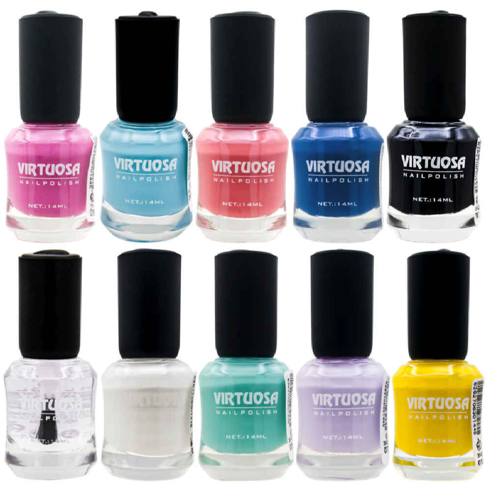 Halal-Nagellack Glänzende Oberfläche und Atmungsaktive Partyfarben (10x)