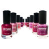 Halal-Nagellack Glänzende & Glitzer-Oberfläche und Atmungsaktive Rosa-Farben (10x)