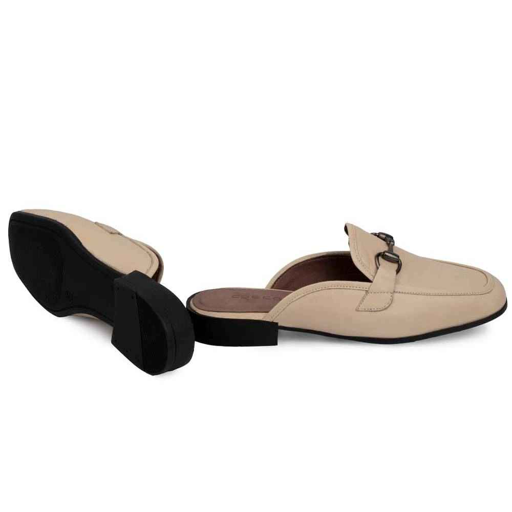 Damenschuhe aus Naturleder – Modell Croco