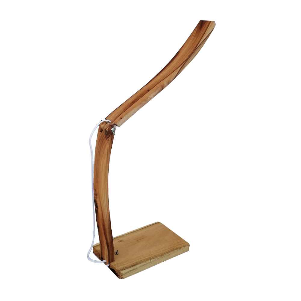 Holz verstellbare Schreibtischlampe Handgefertigt ARC20