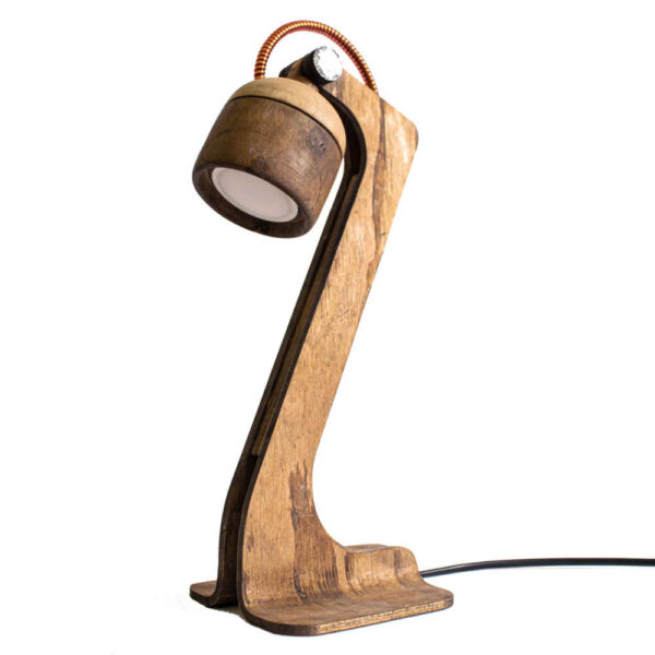 Holz verstellbare Schreibtischlampe Handgefertigt B12