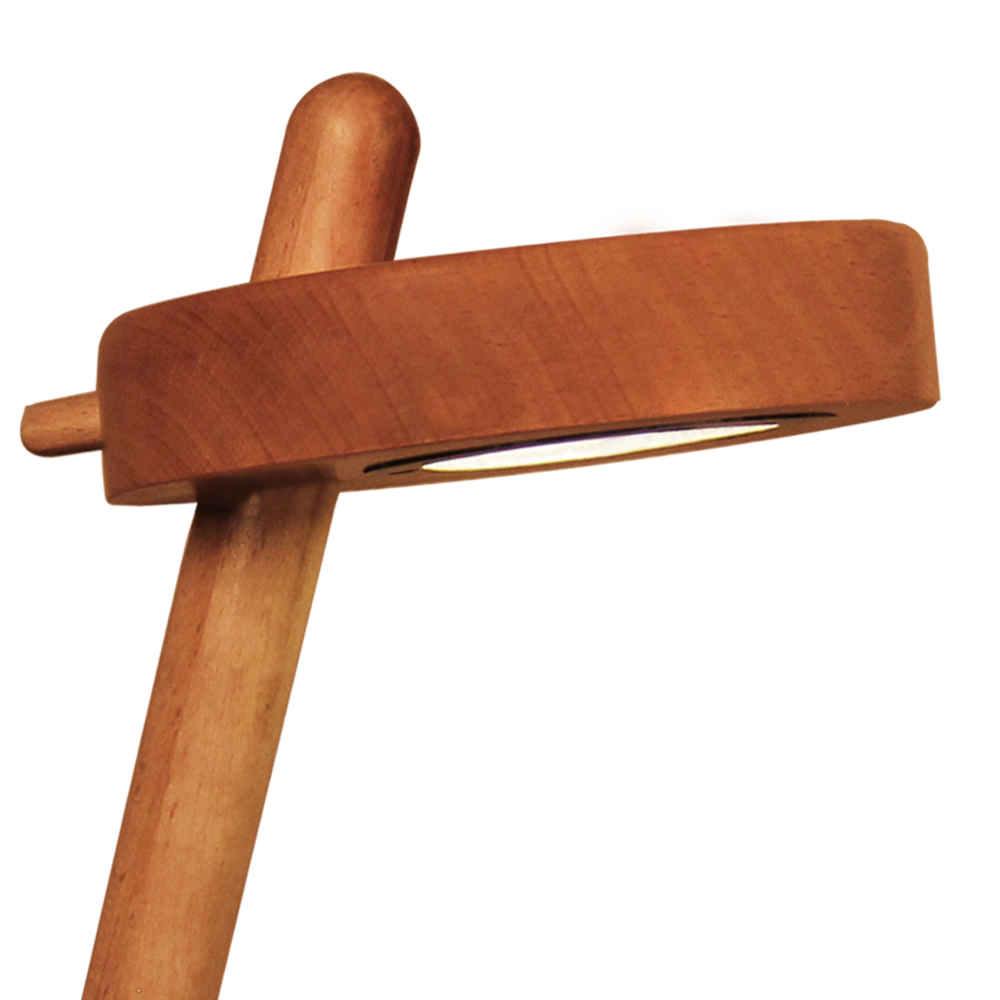 Holz verstellbare Schreibtischlampe Handgefertigt N27
