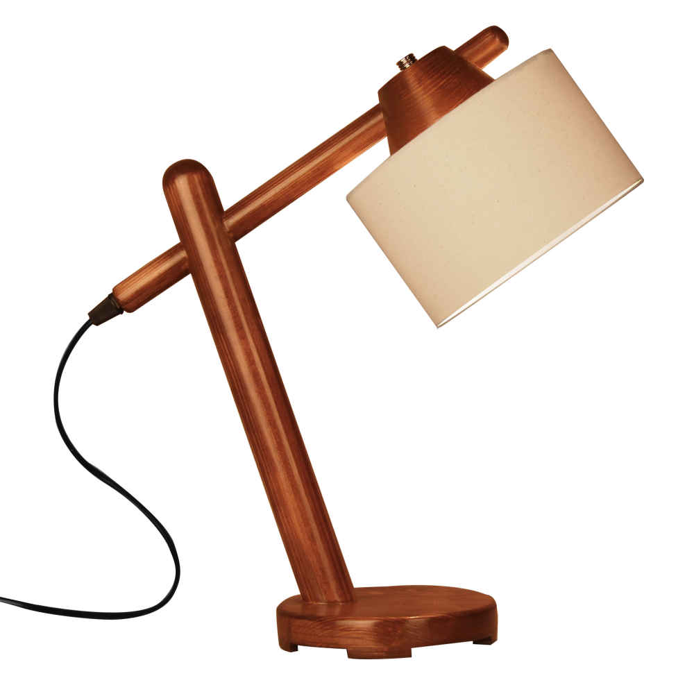 Holz verstellbare Schreibtischlampe Handgefertigt N30