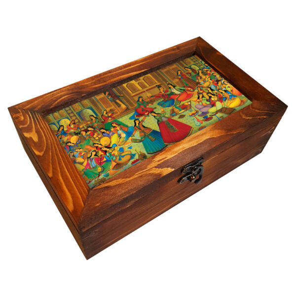 Holzbesteck-Aufbewahrungsbox Modell Raghs