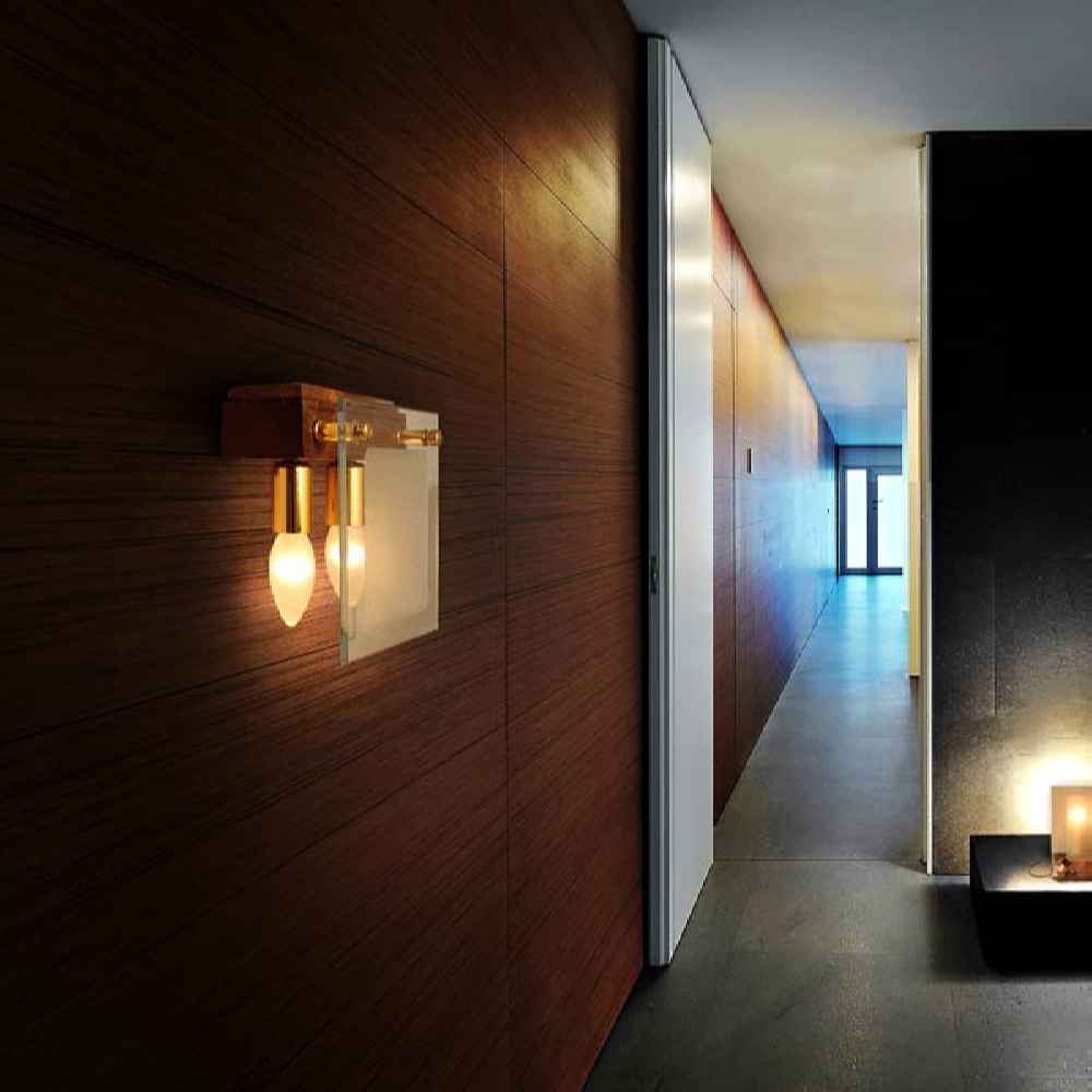 Holz Wandleuchte Modern und Minimalistisch Stil Gemütliche Ästhetik A2