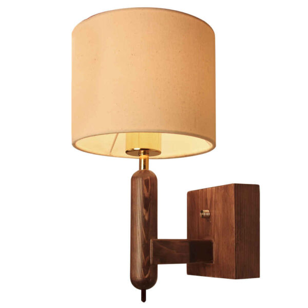 Holz Wandleuchte Modern und Minimalistisch Stil Gemütliche Ästhetik GI1