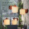 Holz Wandleuchte Modern und Minimalistisch Stil Gemütliche Ästhetik MD1