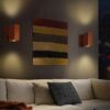 Holz Wandleuchte Modern und Minimalistisch Stil Gemütliche Ästhetik U7