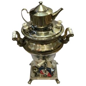 Persischer Elektrischer Samowar Traditionelles Design Teekocher 4,5-Liter