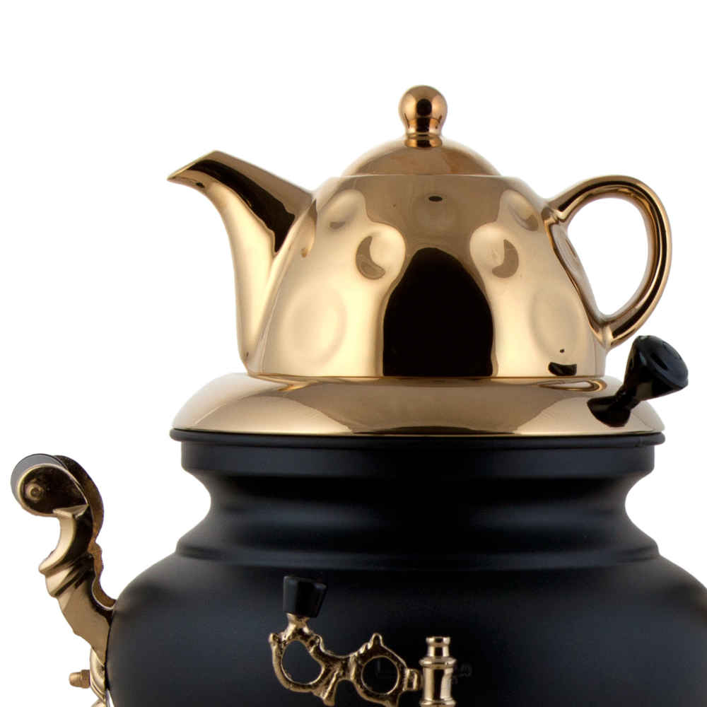 Gas-Samowar Teekocher mit Teekanne Modernes Design 6-Liter