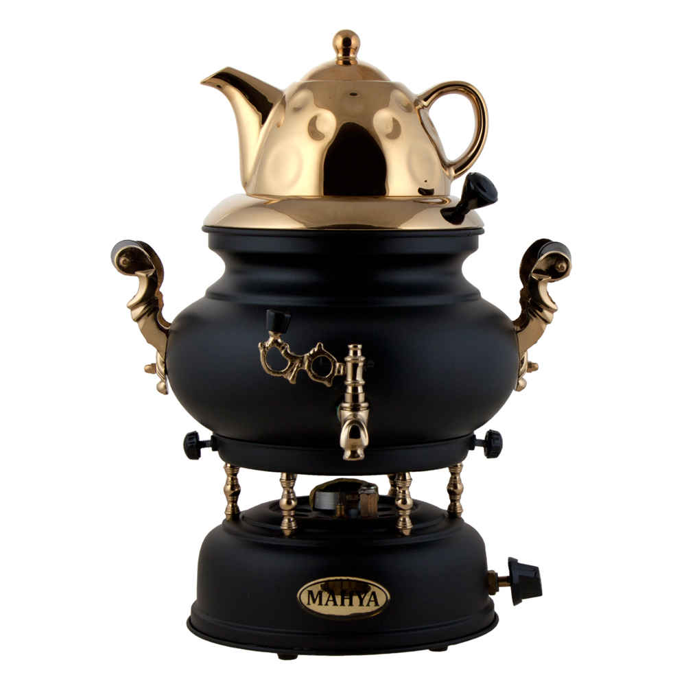 Gas-Samowar Teekocher mit Teekanne Modernes Design 6-Liter