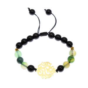 Perlenarmband für Damen – Achat Design