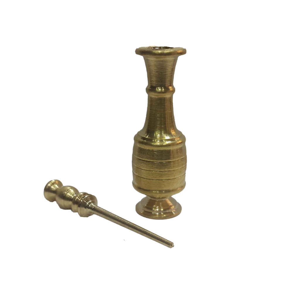 Messing Surma Dani Behälter zur Aufbewahrung von Kohl Lava (x2)