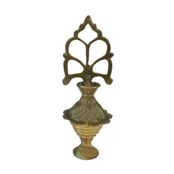 Brass Surma Dani Container for KeepiMessing Surma Dani Behälter zur Aufbewahrung von Kohl (x2)ng Kohl (x2)