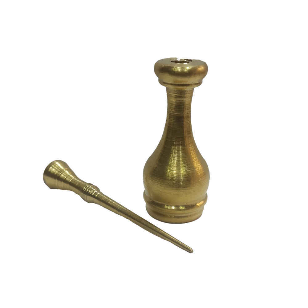 Messing Surma Dani Behälter zur Aufbewahrung von Kohl (x2)