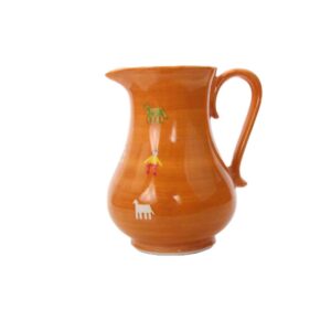Handgefertigte persische Töpferkaraffe mit traditionellem Design