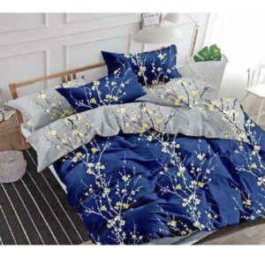 Baumwolle & Polyester Doppel-Bettbezug – Super weich, Blossom Modell
