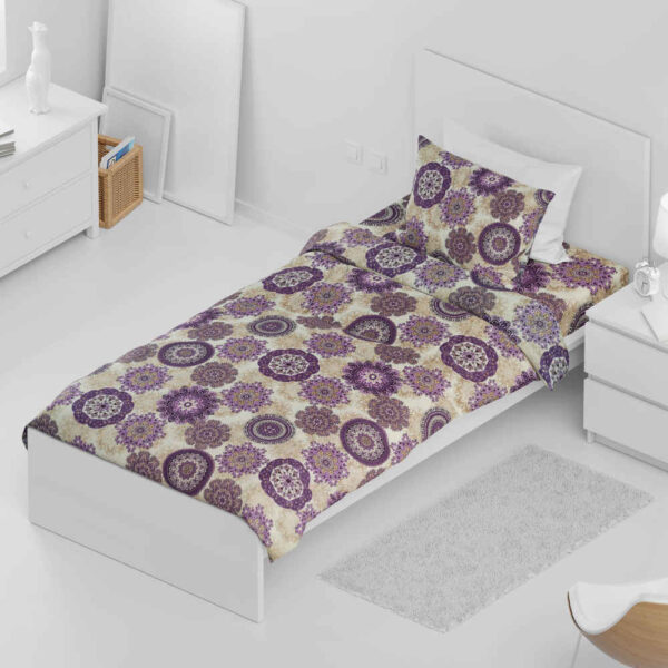 Baumwolle & Polyester Doppel-Bettbezug – Super weich, Khorshid Modell