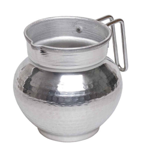 Dekorative Stahlkrugvase Modell Hammerschlag