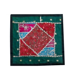 Bestickter Kissenbezug – Dschungel Suzani-Design