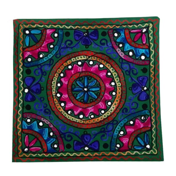 Bestickter Kissenbezug – Mona Suzani-Design