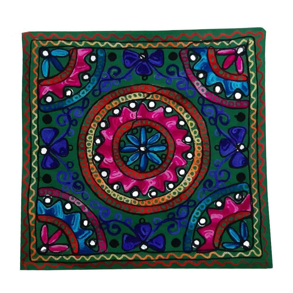 Bestickter Kissenbezug – Mona Suzani-Design
