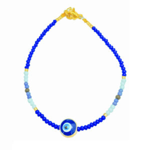 Perlenarmband für Damen – Böses Auge Ozean