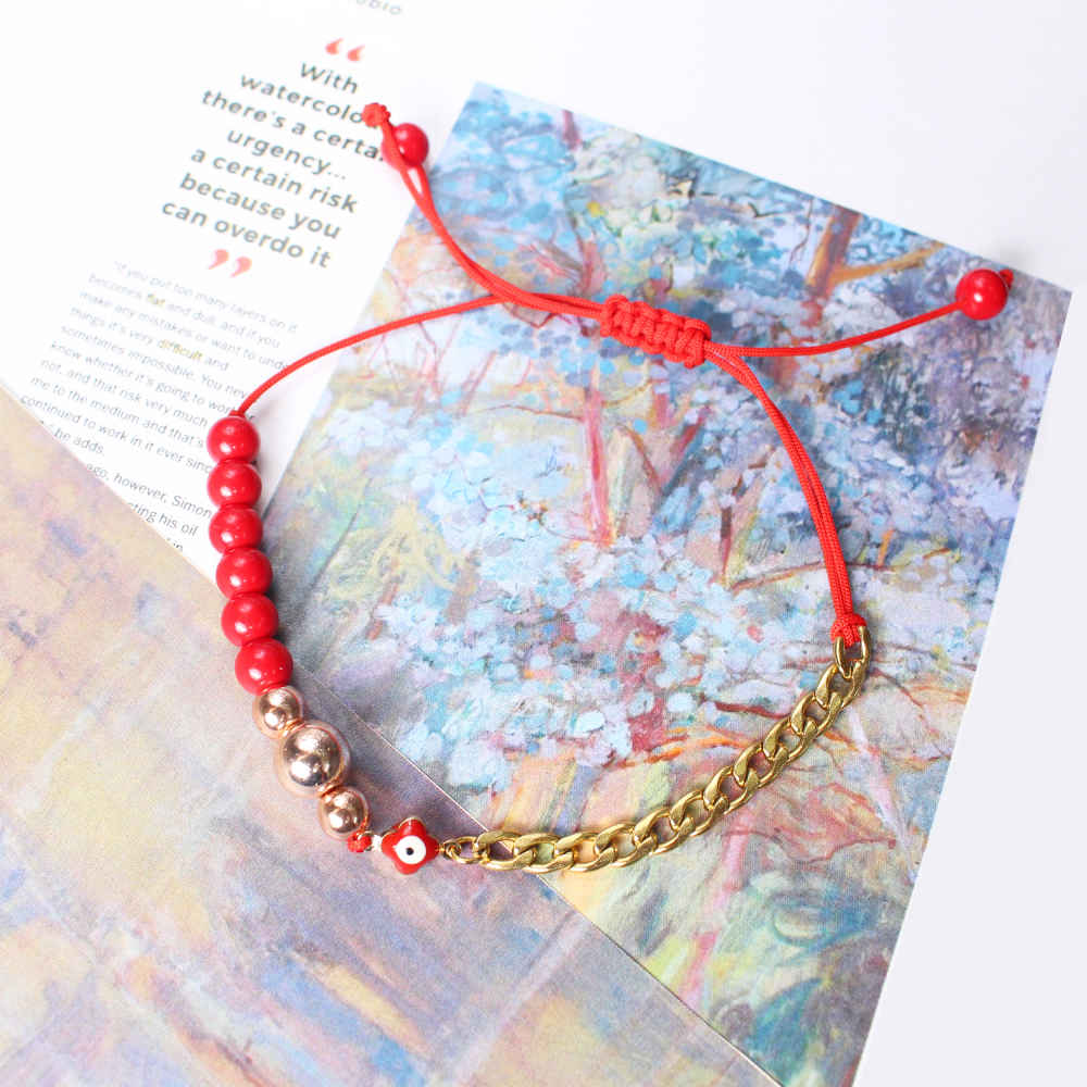 Perlenarmband für Damen – Böses Auge Sorkh