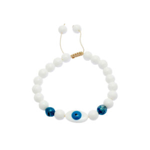 Perlenarmband für Damen – Weißes Design
