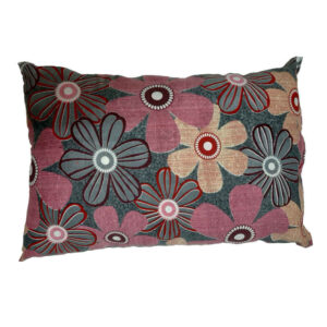 Restful Comfort Kopfkissen – Samtbezug Blumenmodell Frühling