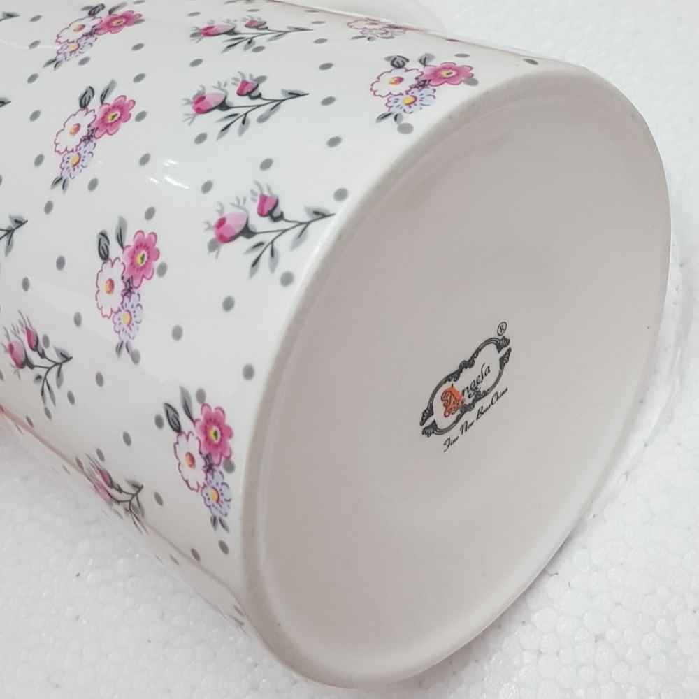 Porzellankaraffe mit Blumendesign Angela