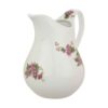 Porzellankaraffe mit Blumendesign Rose
