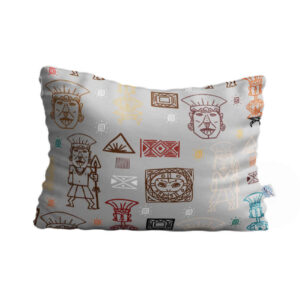 Restful Comfort Kopfkissen – Samtbezug Grau Modell Tradition (2x)