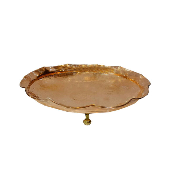 Persisches Kupfer Serviertablett Hammered Taban