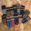 Persische handgewebte Baumwollsocken für Damen, gestrickt von Koohnavardi