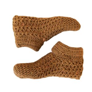 Persische handgewebte Baumwollsocken für Damen, gestrickt von Nazanin