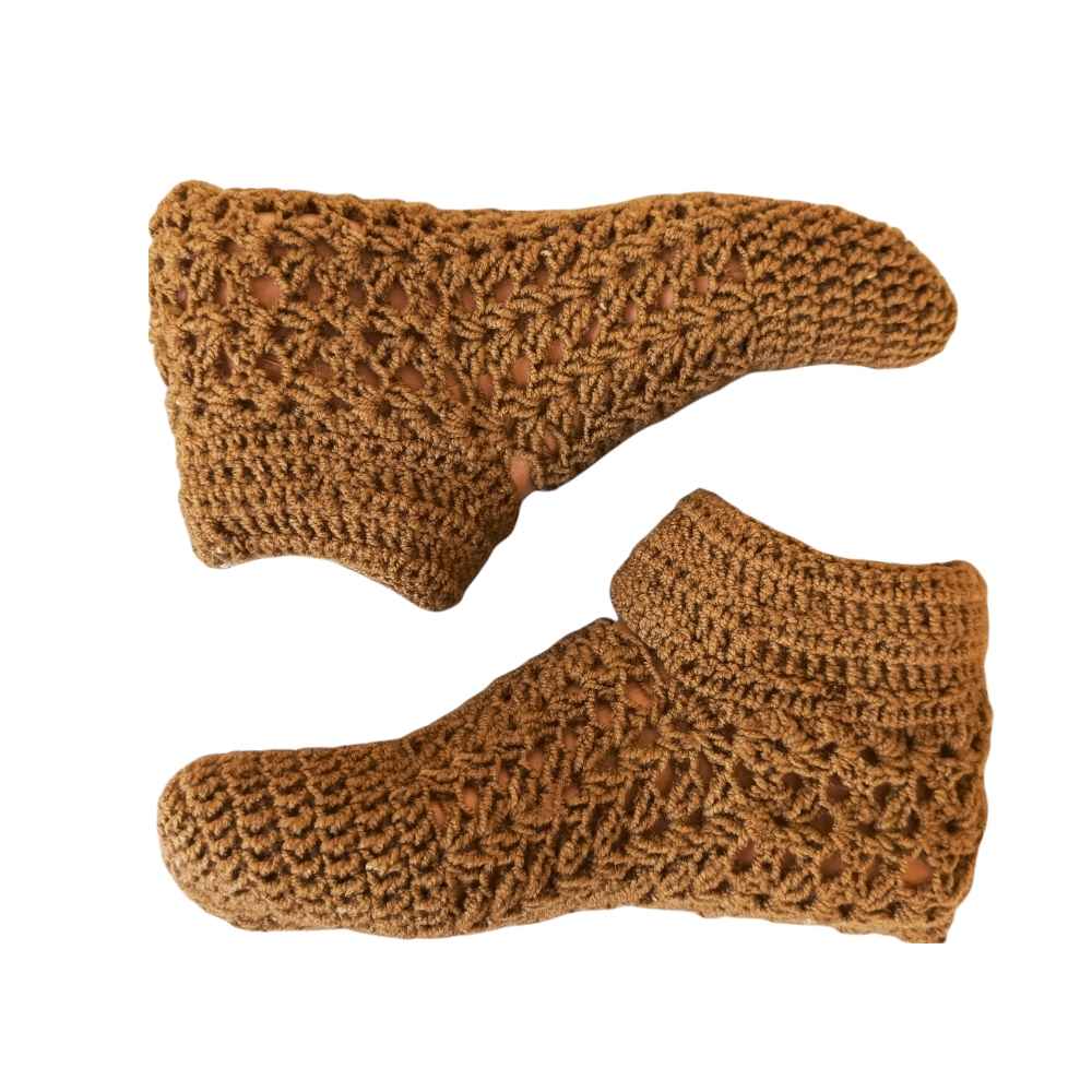 Persische handgewebte Baumwollsocken für Damen, gestrickt von Nazanin