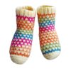 Persische handgewebte Baumwollsocken für Damen, gestrickt von Rainbow