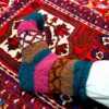 Persische handgewebte Wollsocken für Herren, gestrickt von Mehran