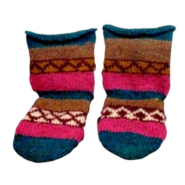 Persische handgewebte Wollsocken für Herren, gestrickt von Mehran