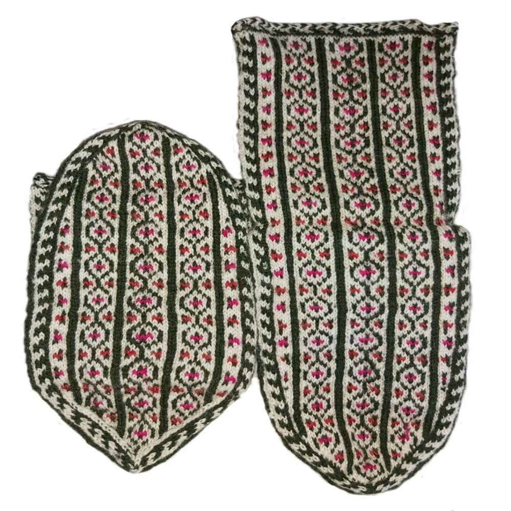 Persische handgewebte Wollsocken für Damen, gestrickt von Farhad