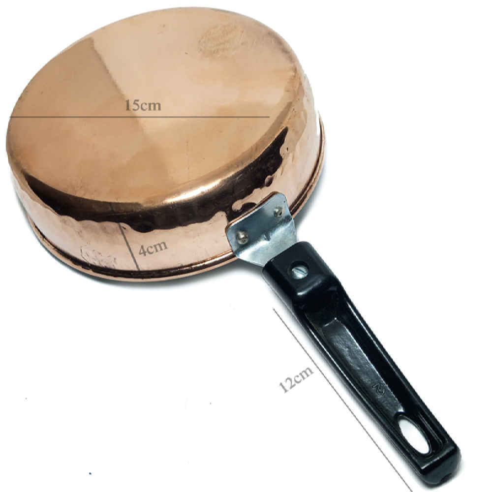 Handgefertigte persische Kupferbratpfanne – Abtin-Design