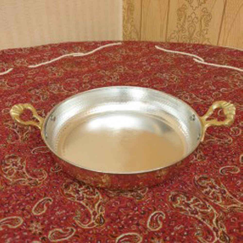 Handgefertigte persische Kupferbratpfanne – Azin-Design