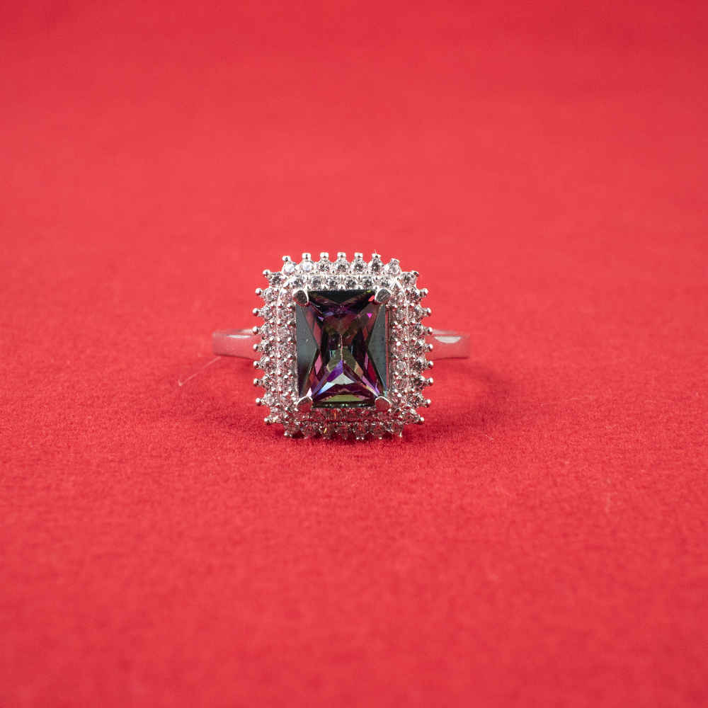 Blautopas Silberring für Damen Mahsa