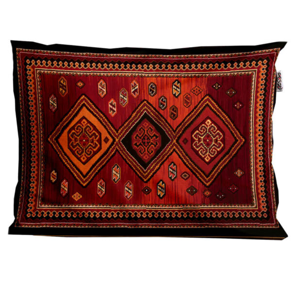 Persischer Samtkissenbezug – Standardgröße Modell Gilim – Raffinierter Touch (x2)