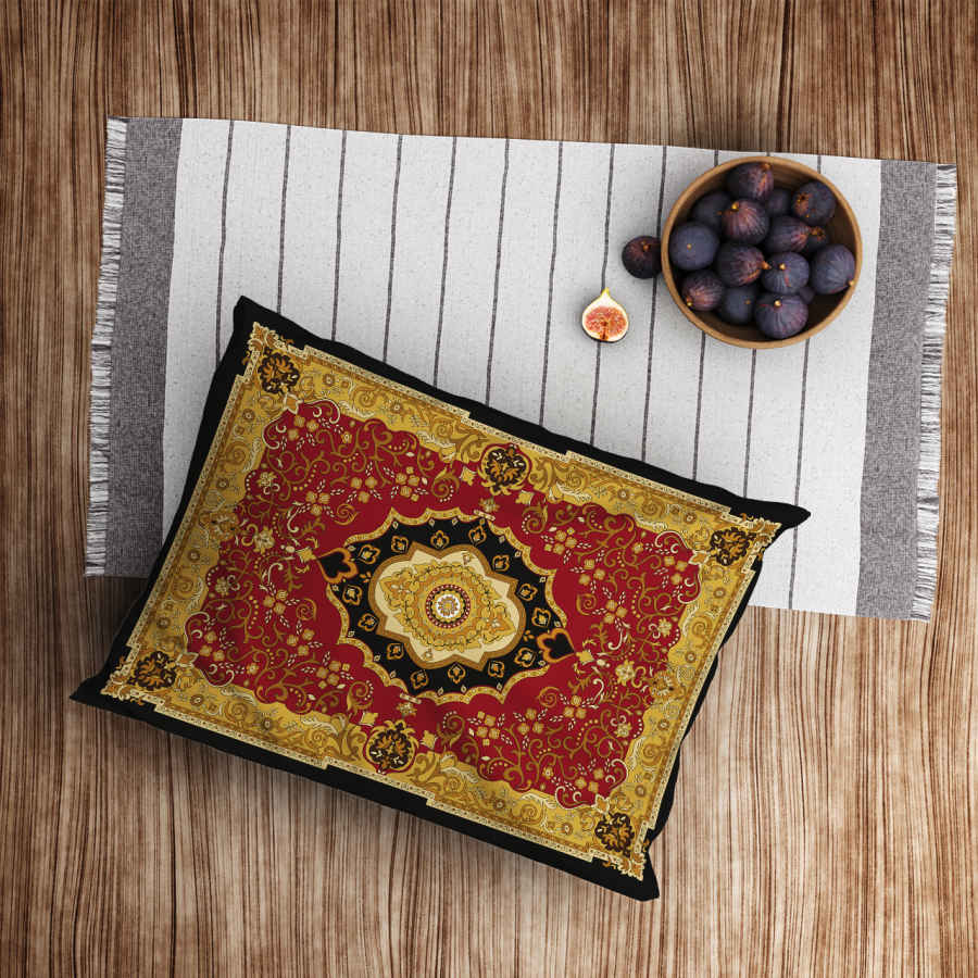 Persischer Samtkissenbezug – Standardgröße Modell Janat – Elegant und bequem (x2)