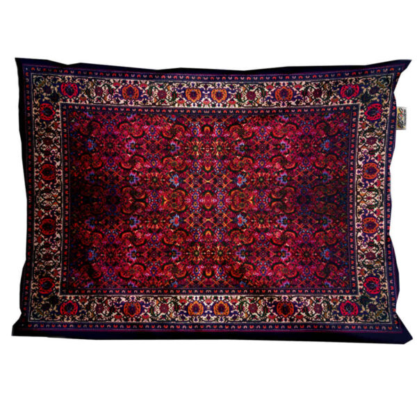 Persischer Samtkissenbezug – Standardgröße Modell Negar – Reich texturiert (x2)