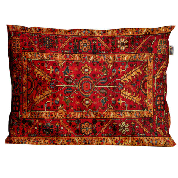 Persischer Samtkissenbezug – Standardgröße Modell Panah – Raffiniertes Design (x2)