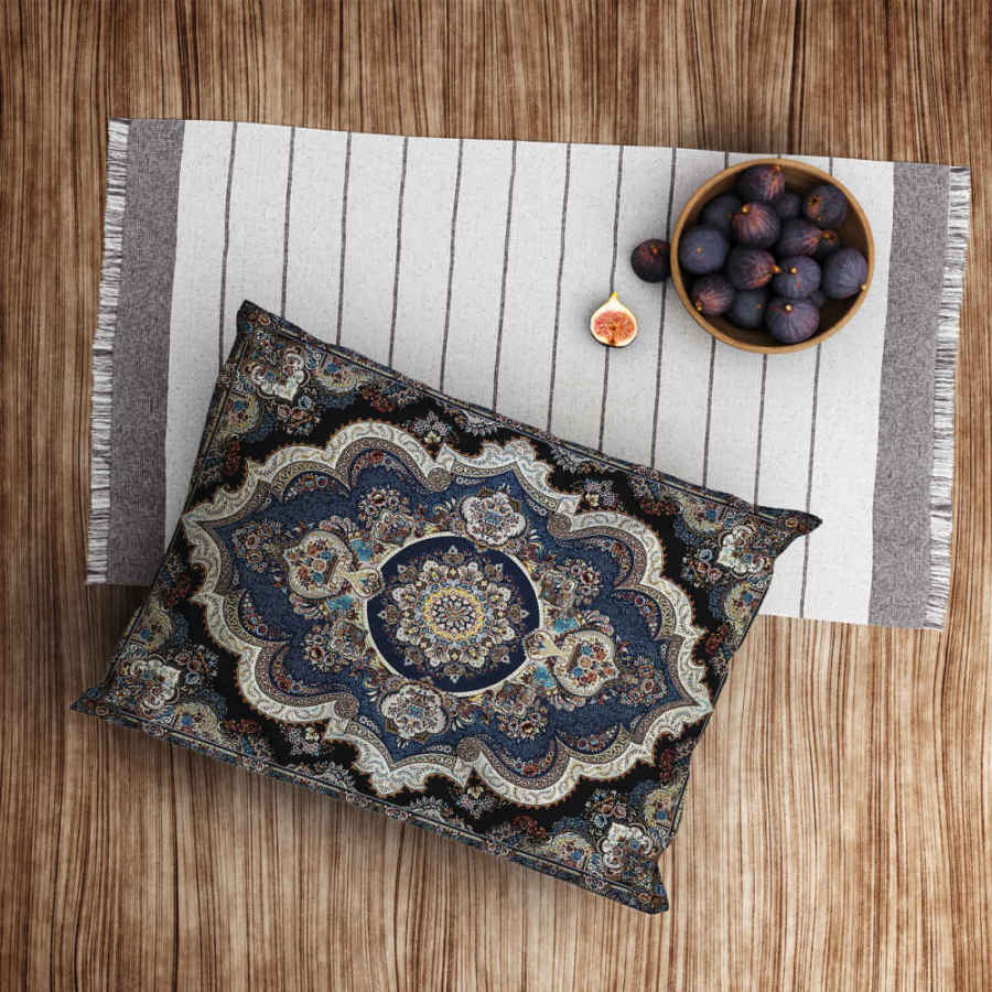 Persischer Samtkissenbezug – Standardgröße Modell Sonati – Elegant und bequem (x2)